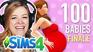 Single Girl Finishes The 100 Baby Challenge After Two Long Years In The Sims 4  FINALE