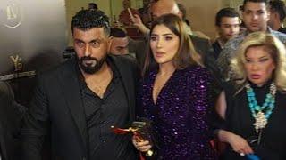 شوف غيرة محمد سامي على زوجتة مى عمر اثناء الخروج من مهرجان الفضائيات العربية