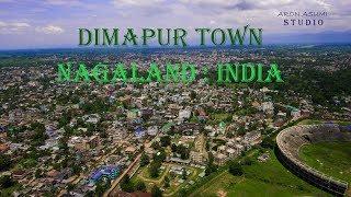 DIMAPUR CITY - The Business Hub Of Nagaland India  Aerial View Shot On Mi Drone