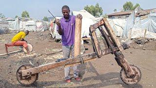 Primitive Way They Build Famous Chukudu Wooden Scooter