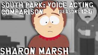 South Park Voice Acting Comparison Sharon Marsh Seasons 1-24   SPOILERS  