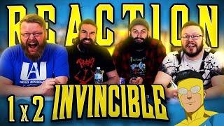 Invincible 1x2 REACTION Here Goes Nothing