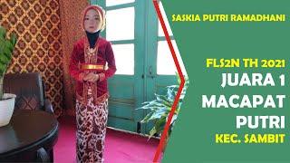 juara 1 fls2n tembang macapat putri