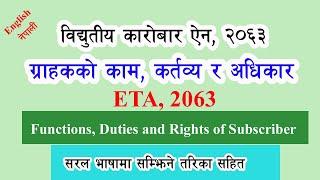 ग्राहकका काम कर्तब्य र अधिकार ETA 2063  Electronic Transaction ACT 2063 