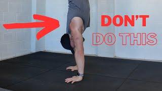 DONT Make This MISTAKE when Learning to HANDSTAND