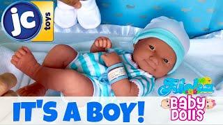  LA NEWBORN Baby BOY by JCToys  Unboxing Details & Changing His Clothes  Very Cute 