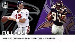 1998 NFC Championship Game Atlanta Falcons vs. Minnesota Vikings NFL Full Game