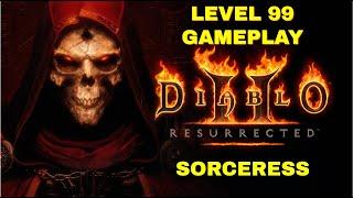 Diablo 2 Resurrected - Sorceress Level 99 Gameplay - RTX 3080 ULTRAWIDE 3440x1440  144 FPS
