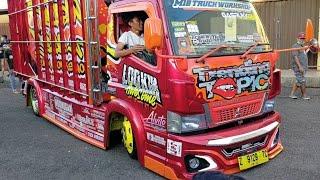 Rendi andika ganti ban truk trending topik di kontes weekend auto expoFull ceper