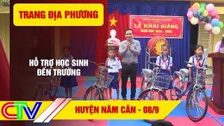 TRANG ĐỊA PHƯƠNG HUYỆN NĂM CĂN 08-9-2024  HỖ TRỢ HỌC SINH ĐẾN TRƯỜNG.