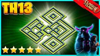 EVERYTHING IS 1 STAR New TH13 Legend League Base with Link  Best Th13 War Base  Clash of Clans