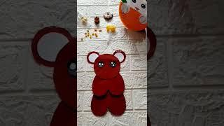 paper teddy bear#shorts #shortvideo #youtubeshorts