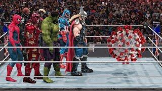 WWE 2K19 Giant Avengers Destroy Coronavirus