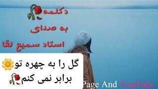 گل را به چهره تو برابر نمی کنم