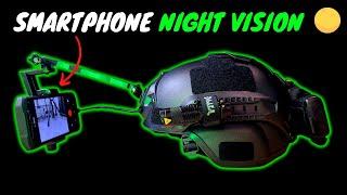 The World’s First Smartphone Night Vision Helmet Rig  + GIVEAWAY