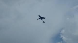 KC10 Aerial Refueling Demo With F22