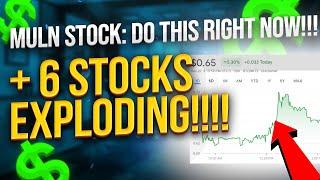 MULN STOCK EXPLODING Dont Miss Out + 6 Penny Stocks to MAKE BANK