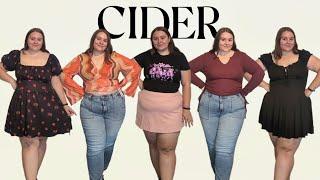 Cider Plus Size Try On Haul  Size 1820 Fall Outfits