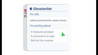 Tailwind Ghostwriter AI-generated Instagram captions Pinterest descriptions and More