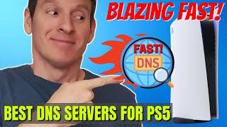 GET FASTER PS5 INTERNET GAMING SPEEDS  FASTEST DNS SERVERS 2024