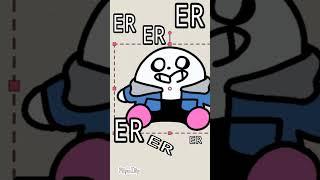 that one sans plushie singing super idol but animated  #undertale #animation #shorts