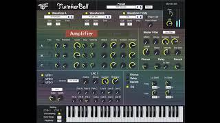 シンセベル専用音源VST『TwinkerBell』Preset 000-060 Demo