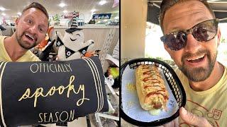 We Found Cute & Vintage  Halloween Decor At Homegoods + Trying A Delicious Colombian Hot Dog