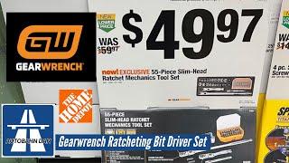 Gearwrench Home Depot Exclusive Holiday Deal 81039 55 Piece Slim-Head Ratchet Mechanics Set