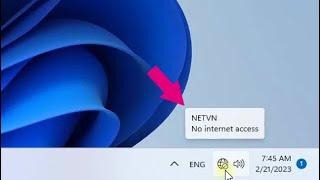 How to Fix  No internet access   on Windows 11