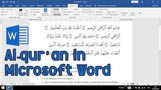 Cara Menulis Al-Quran di Microsoft Word Secara Otomatis dan Mudah