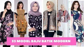 Model Baju Batik Modern  Batik Modern Terbaru 2022