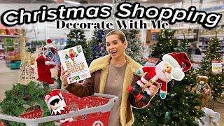 COME CHRISTMAS SHOPPING WITH ME decorating + getting into the holiday spirit