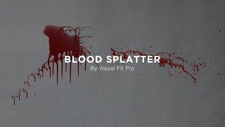 Blood Splatters - VFX Stock Footage  Visual FX Pro