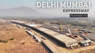 Delhi Mumbai Expressway Maharashtra State Progress  Virar-JNPT Update  Package 14