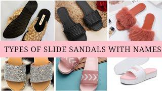 Types of SliderSlide Sandals with Names