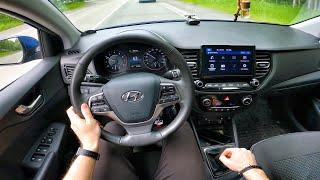 2021 Hyundai Solaris 1.6 MT - POV-PROBEFAHRT