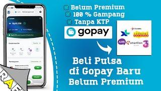 Belum Update Premium  cara beli pulsa di gopay