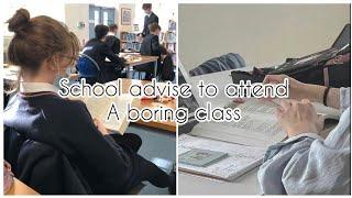 School advice to attend a boring class  aesthetic  daydaze