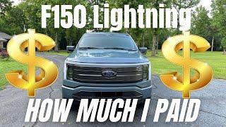 How Much I Paid for My 2023 Ford F150 Lightning