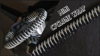 HOW TO MAKE MINI CYCLONE WRAP PARACORD BRACELET PARACORD TUTORIAL DIY.