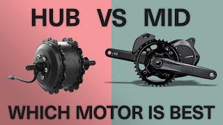 HUB VS MID DRIVE  Choosing the Best Electric Bike Motor #electricbike #ebike