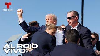 El Servicio Secreto evacúa a Trump de su acto de campaña en Pennsylvania  Al Rojo Vivo  Telemundo