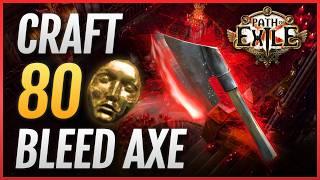 PoE 3.25 How to Craft Endgame BLEED AXE for LACERATE Gladiator Build - Path of Exile Guide