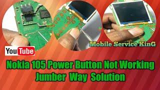 Nokia 105 TA-1299 Power Button Not Working Jumper Solution