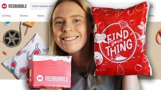 The HONEST TRUTH About RedBubble Reviewing & Unboxing RedBubble Products