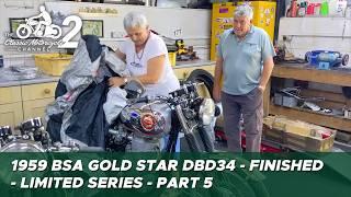 Classic Motorcycle Workshop Vlog 37 - 1959 BSA Gold Star DBD34 - finished - pt 55