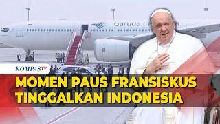 FULL Momen Paus Fransiskus Tinggalkan Indonesia Naik Pesawat Garuda Bertolak ke Papua Nugini