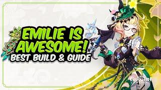 COMPLETE EMILIE GUIDE Best Emilie Build - Artifacts Weapons Teams & Showcase  Genshin Impact