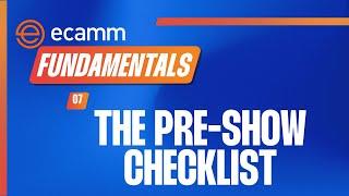 Ecamm Live Streaming Pre-Show Checklist  Ecamm Fundamentals