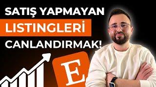 Etsyde Başarısız Listelemeleri Nasıl İyileştirebilirsiniz?  ETSY Büyüme Stratejileri 2023